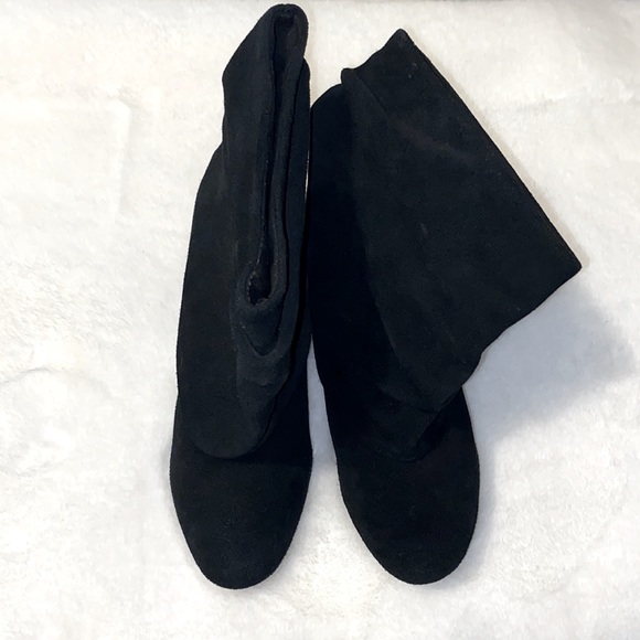 Black Suede Booties - Picture 7 of 8